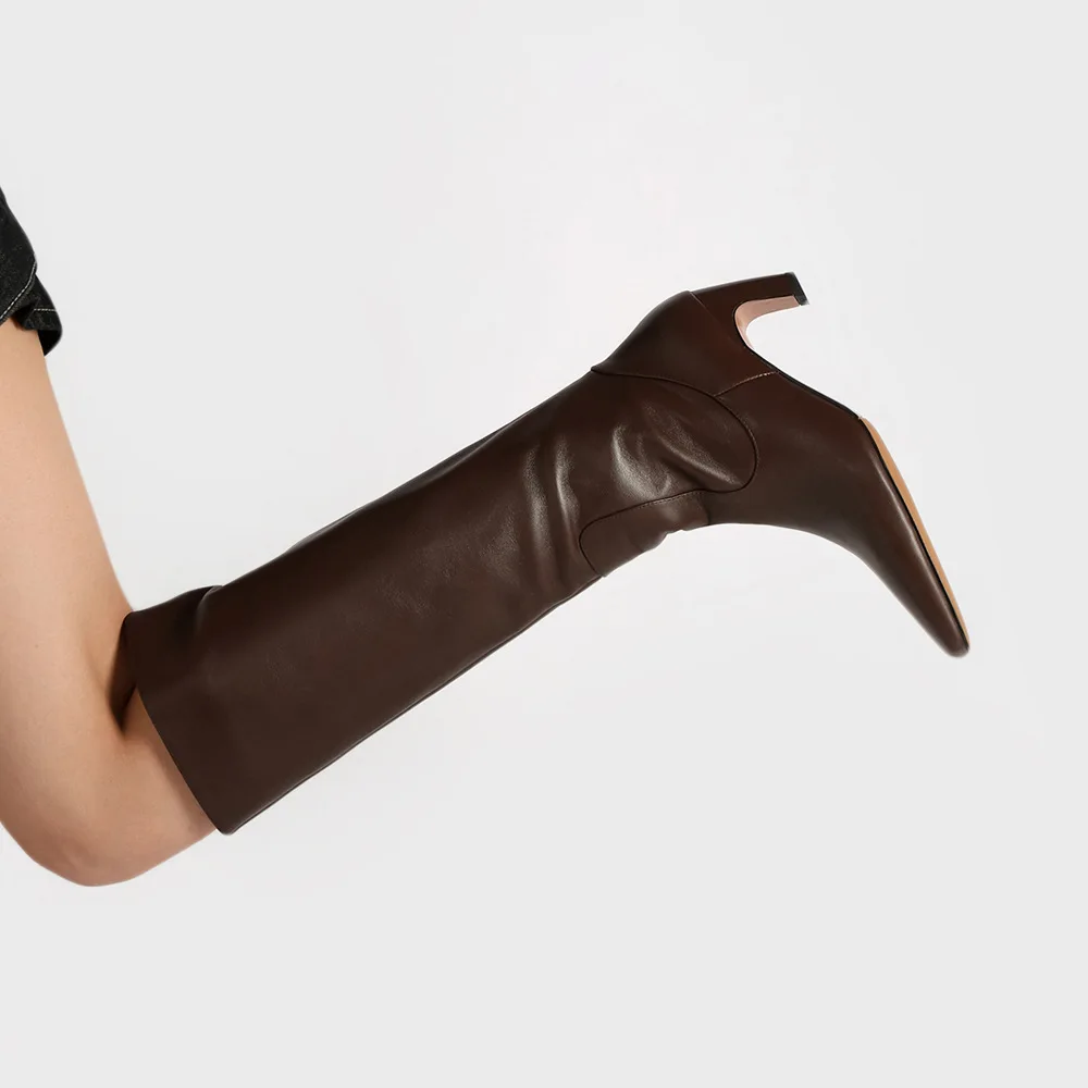 Leather Work Youtube - Sepatu Bot Tinggi Model Tabung Besar