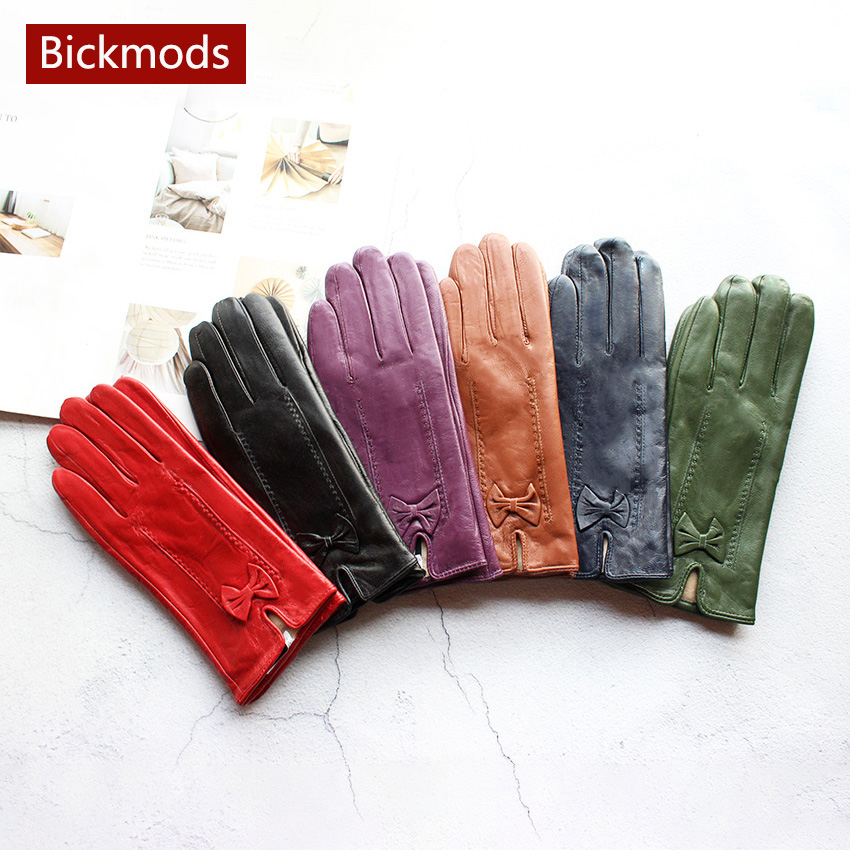 Leather Work Winter Gloves - Sarung tangan kulit warna hangat untuk