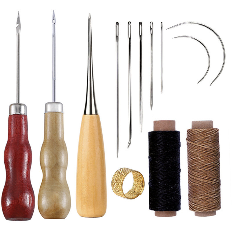Leatherwork For Beginners - 13pcs Set Alat Kerja Kulit Benang
