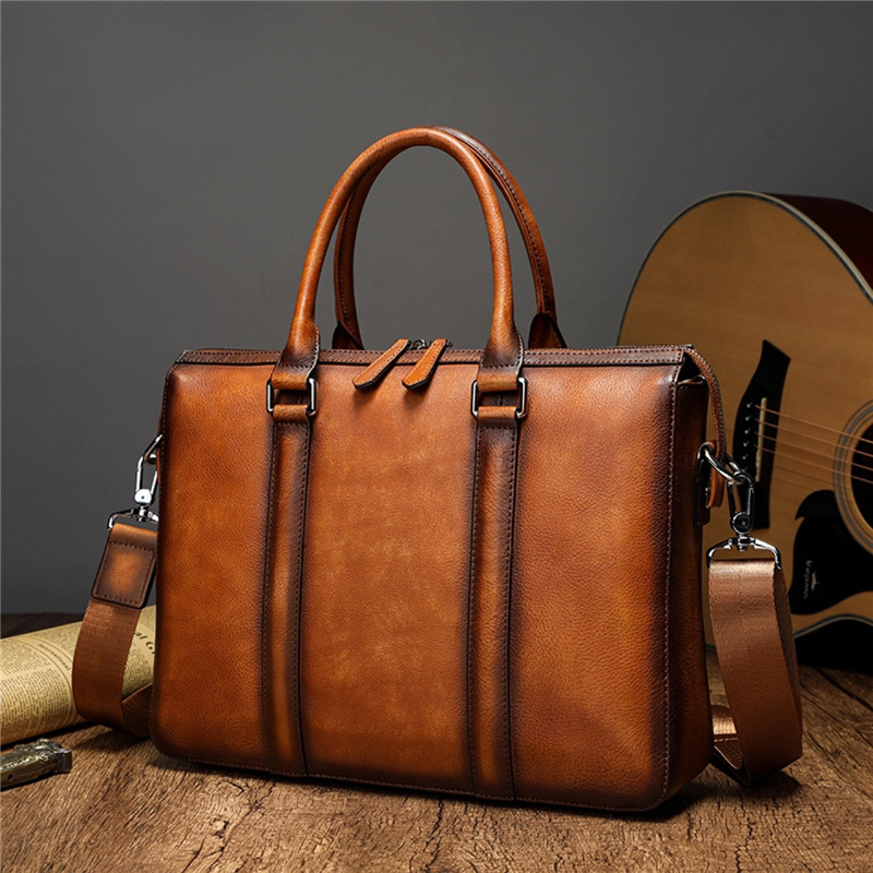 Leather Work Bag Mens - Tas Kerja Kulit Asli YETTIES |