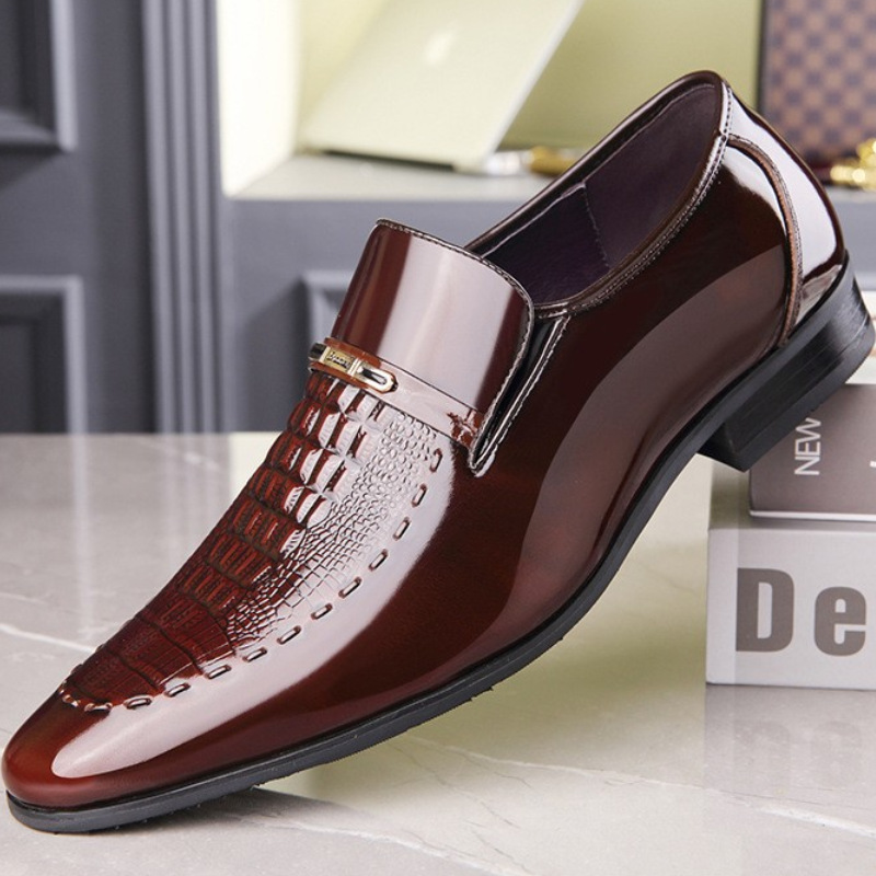 Leather Work Oxfords - Sepatu Kulit Pria Sepatu Bisnis Kulit