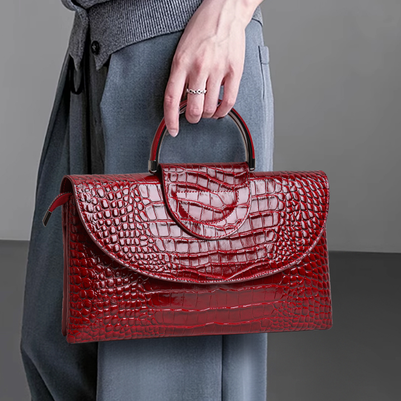 Leather Work Handbags For Women - Tas Tangan Wanita Kulit Sapi Aidrani,
