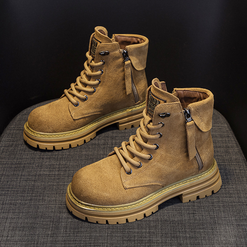 Leather Work Youtube - Sepatu bot pendek kulit frosted wanita