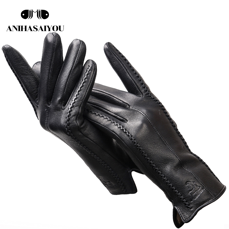 Leather Work Winter Gloves - Sarung Tangan Wanita Kulit Domba Fashion