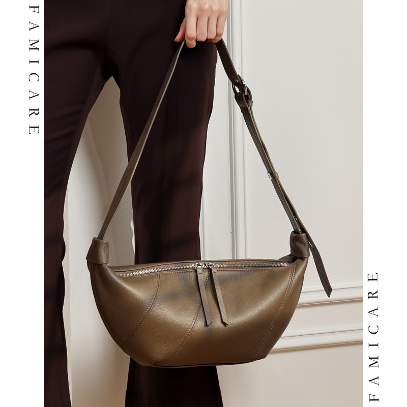 Leather Work Handbags For Women - Dompet Selempang Kulit Asli Mewah Wanita