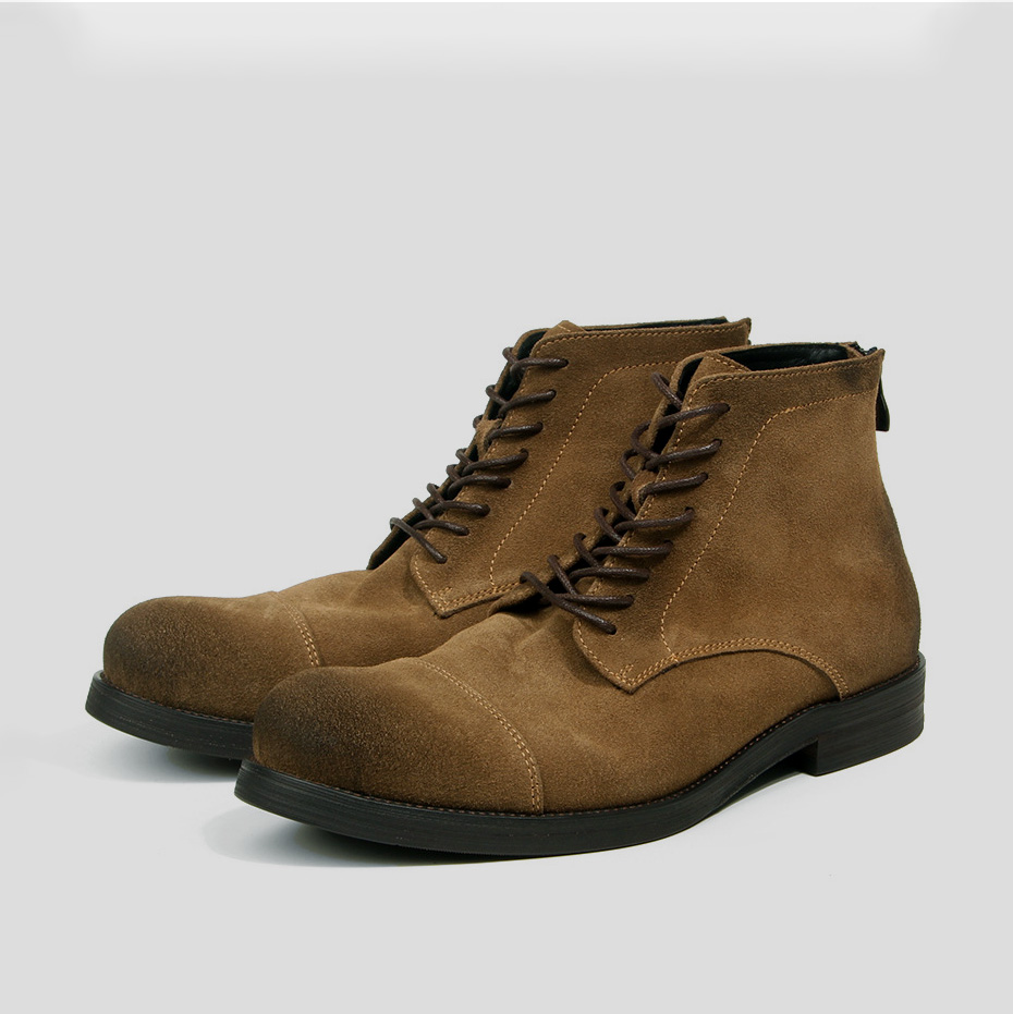 Leather Work Oxfords - EAGSITY Sepatu Bot Pria Antik Kulit