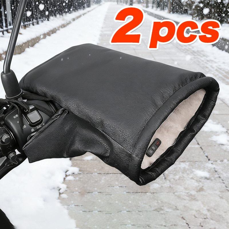 Leather Work Winter Gloves - Sarung Tangan Setang Sepeda Motor Anti