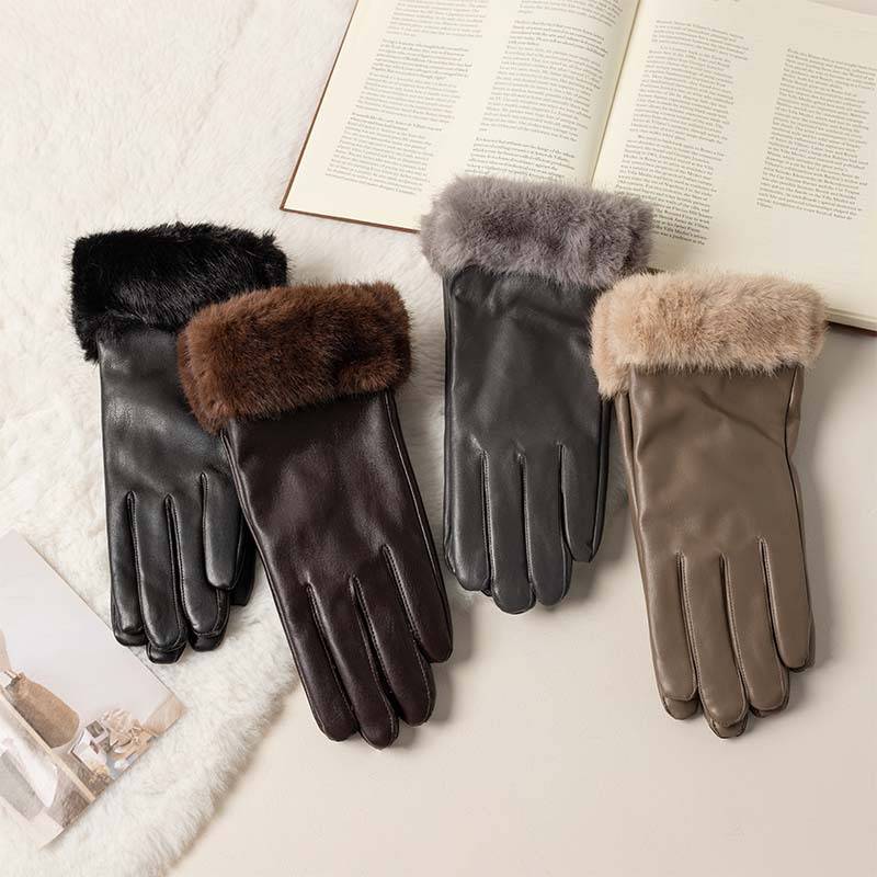 Leather Work Winter Gloves - Sarung Tangan Kulit Mao Kou PU