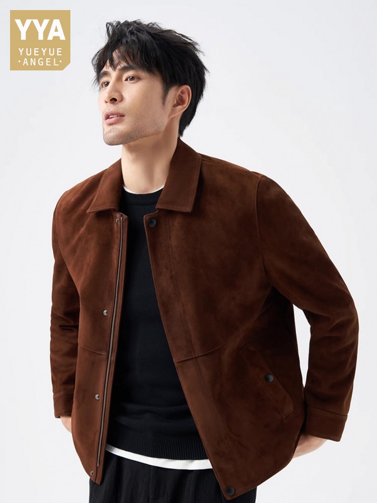 Leather Work For Kids - Jaket Kulit Suede Asli Alami Kualitas