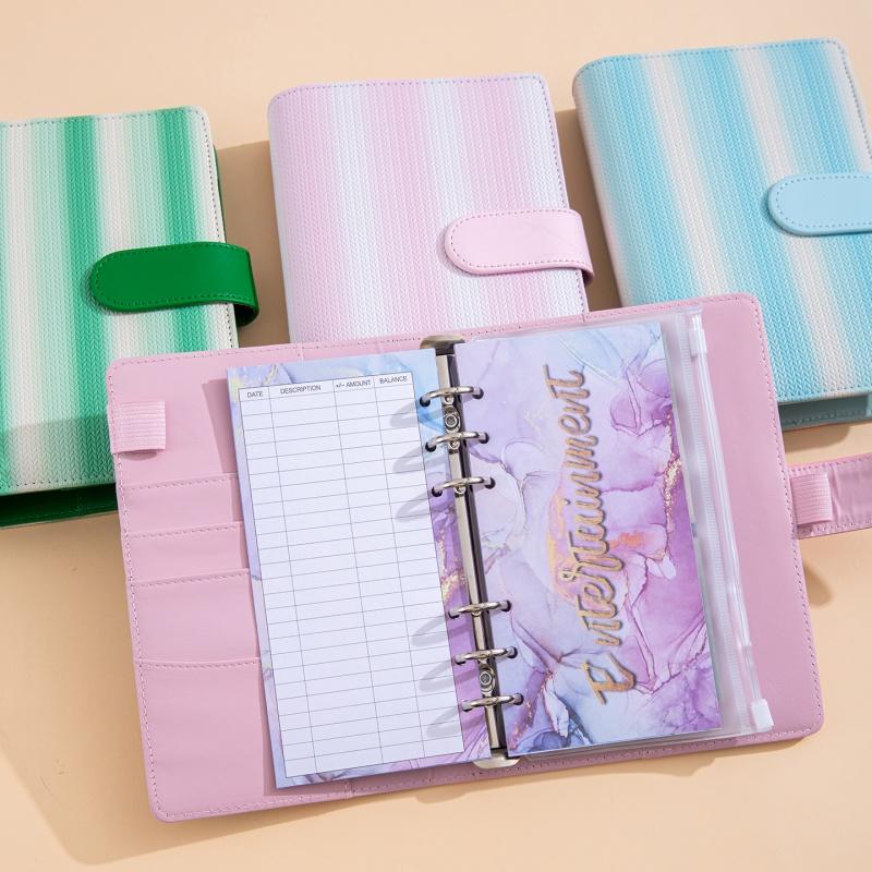 Leather Work Diary - Set Sistem Amplop Uang Buku Catatan