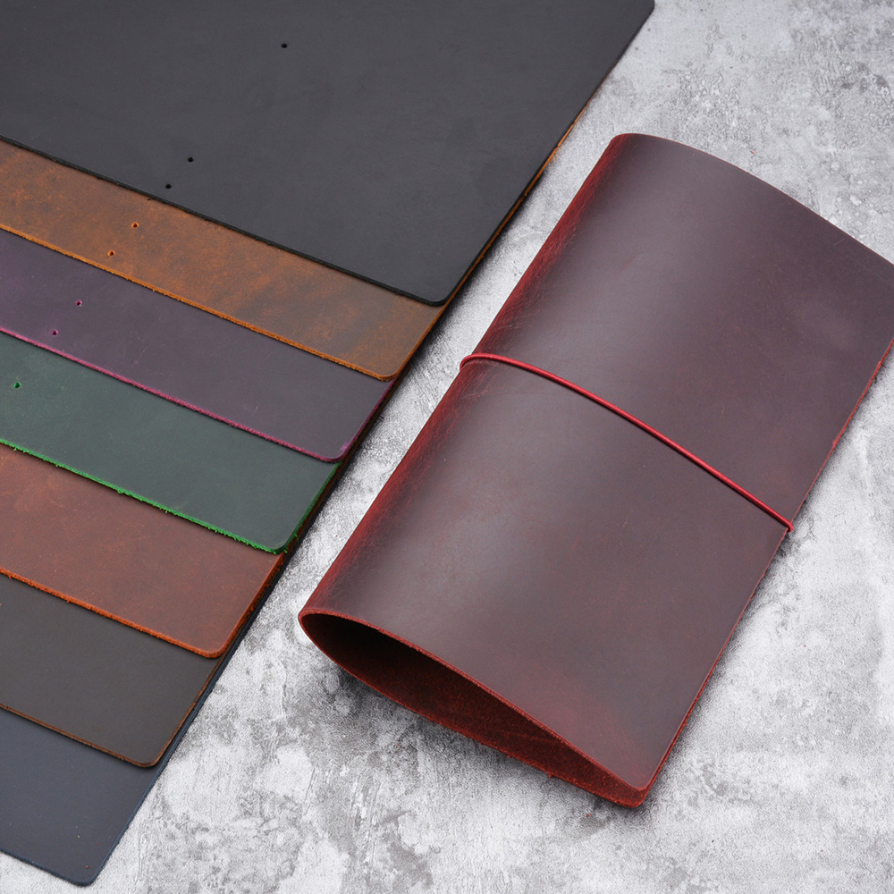 Leather Work Diary - Sampul Buku Catatan DIY Kulit Kuda