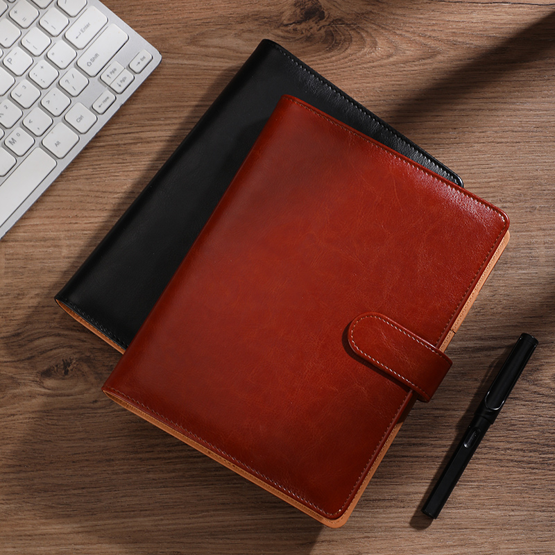 Leather Work Diary - Buku Catatan Kulit Bisnis, Jurnal Binder