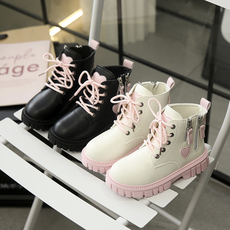 Leather Work For Kids - Sepatu Bot Anak Musim Gugur Musim