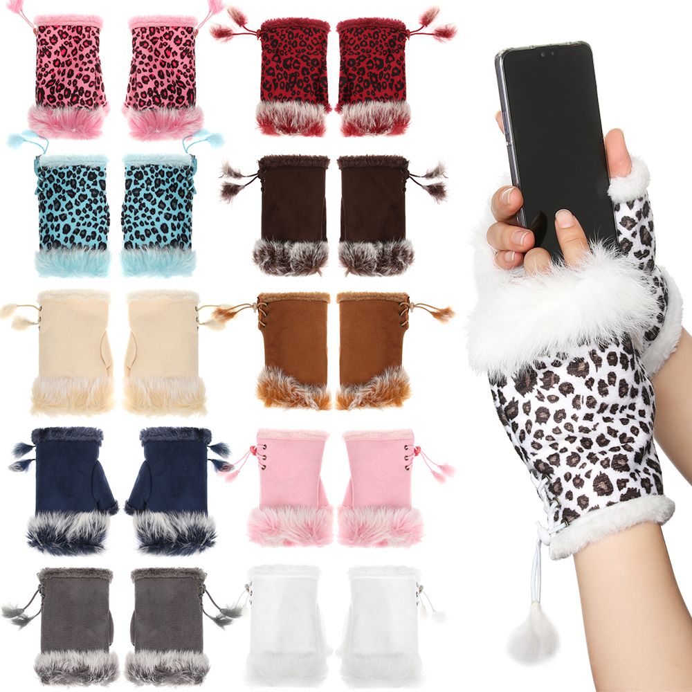 1 Pasang Sarung Tangan Bulu Ke - Leather Work Winter Gloves ulasan dan harga