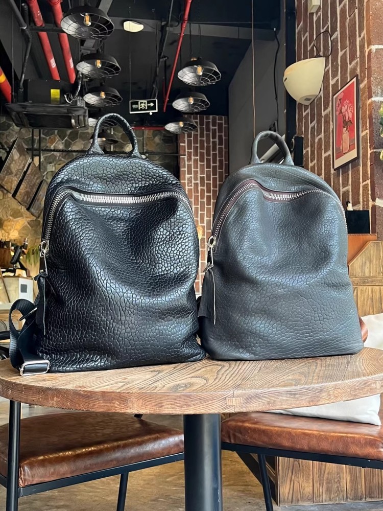 Ransel Kasual Kulit Domba Alam - Leather Work Bag Mens ulasan dan harga