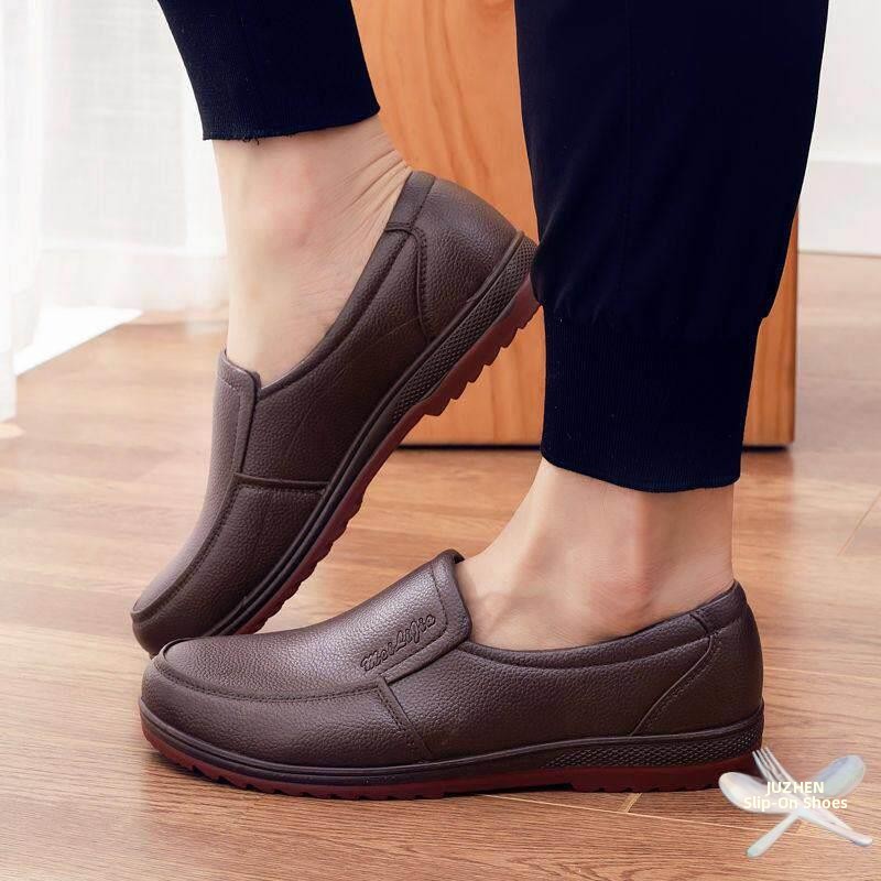 Sepatu Bot Hujan Kasual Pria,  - Leather Work Youtube ulasan dan harga