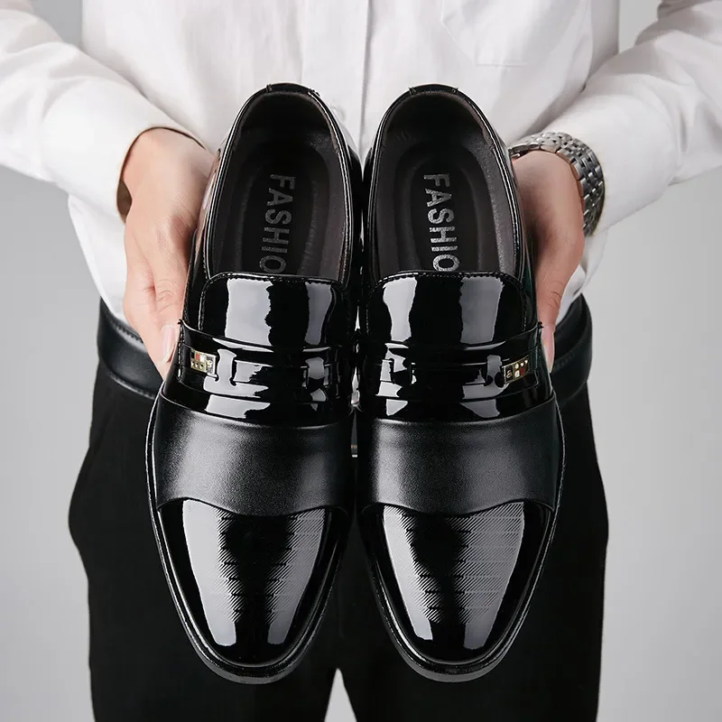Sepatu kulit untuk pria pernik - Leather Work Oxfords ulasan dan harga