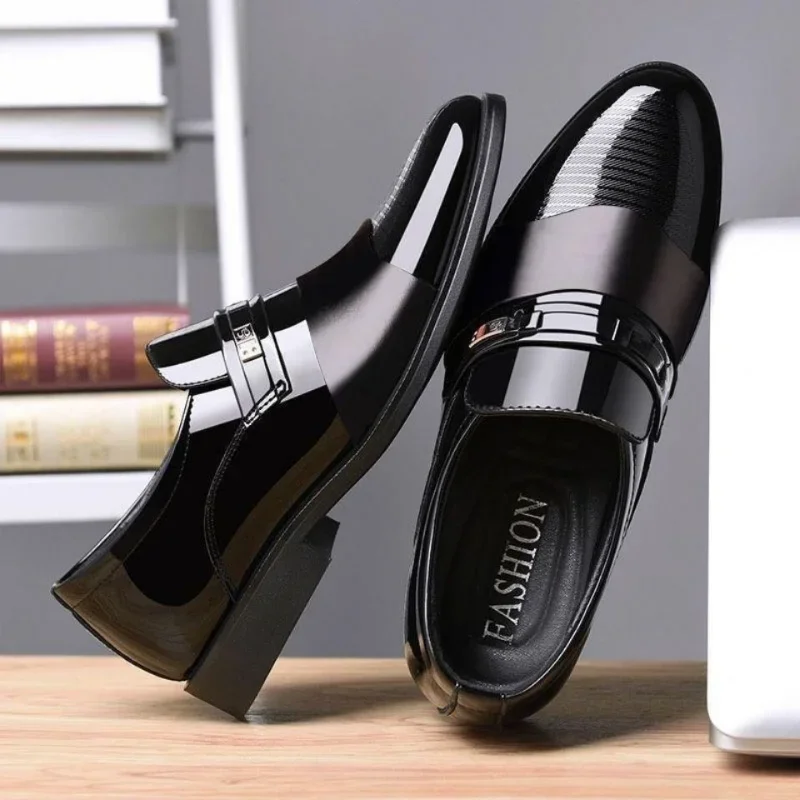 Sepatu kulit untuk pria pernik - Leather Work Oxfords ulasan dan harga