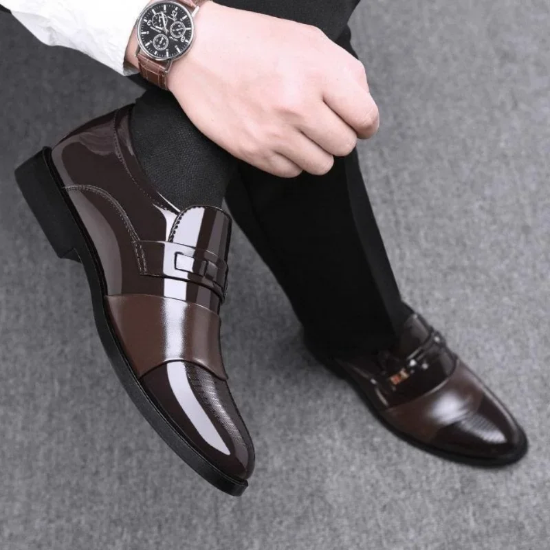 Sepatu kulit untuk pria pernik - Leather Work Oxfords ulasan dan harga
