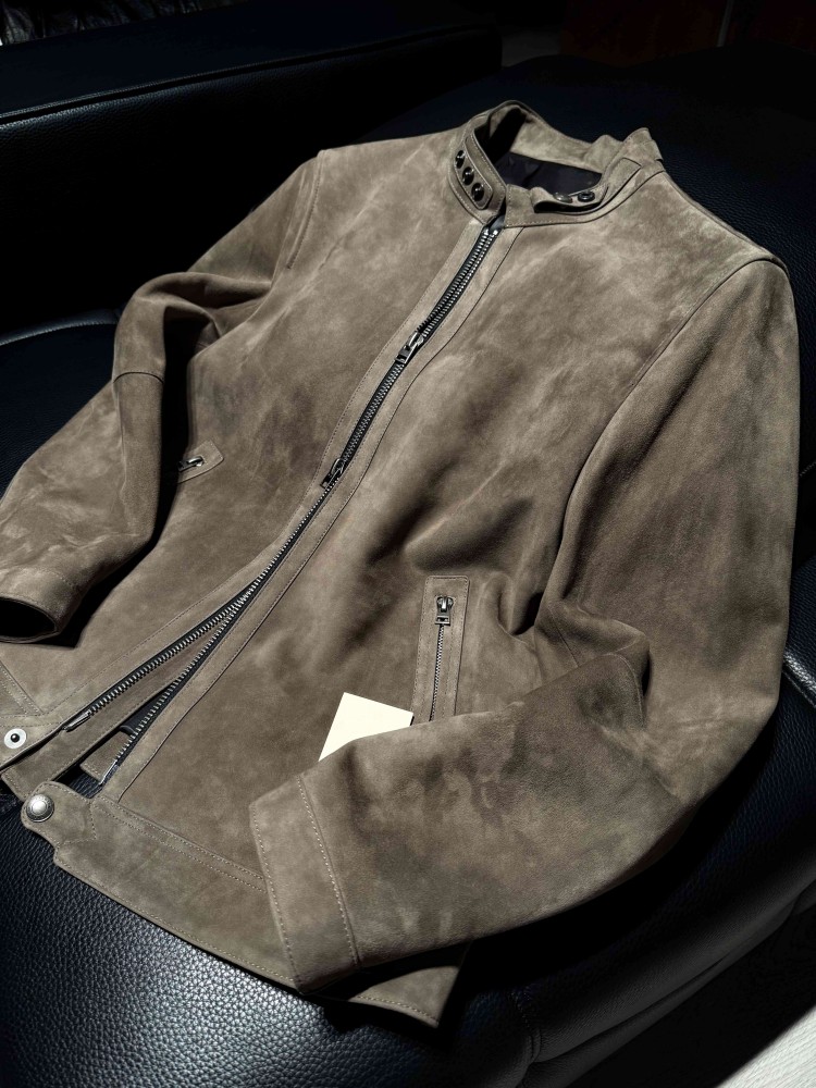 Jaket Kulit Suede Alami Lembut - Leather Work For Kids ulasan dan harga