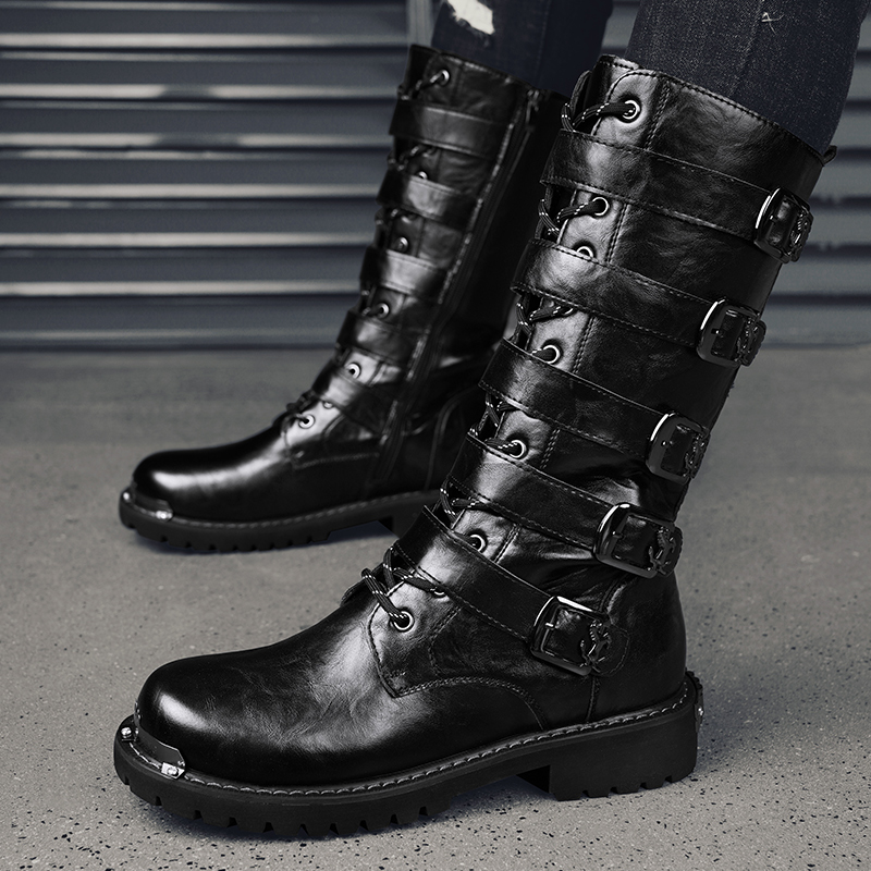 Sepatu Bot Kerja Klasik Hitam  - Leather Work Youtube ulasan dan harga