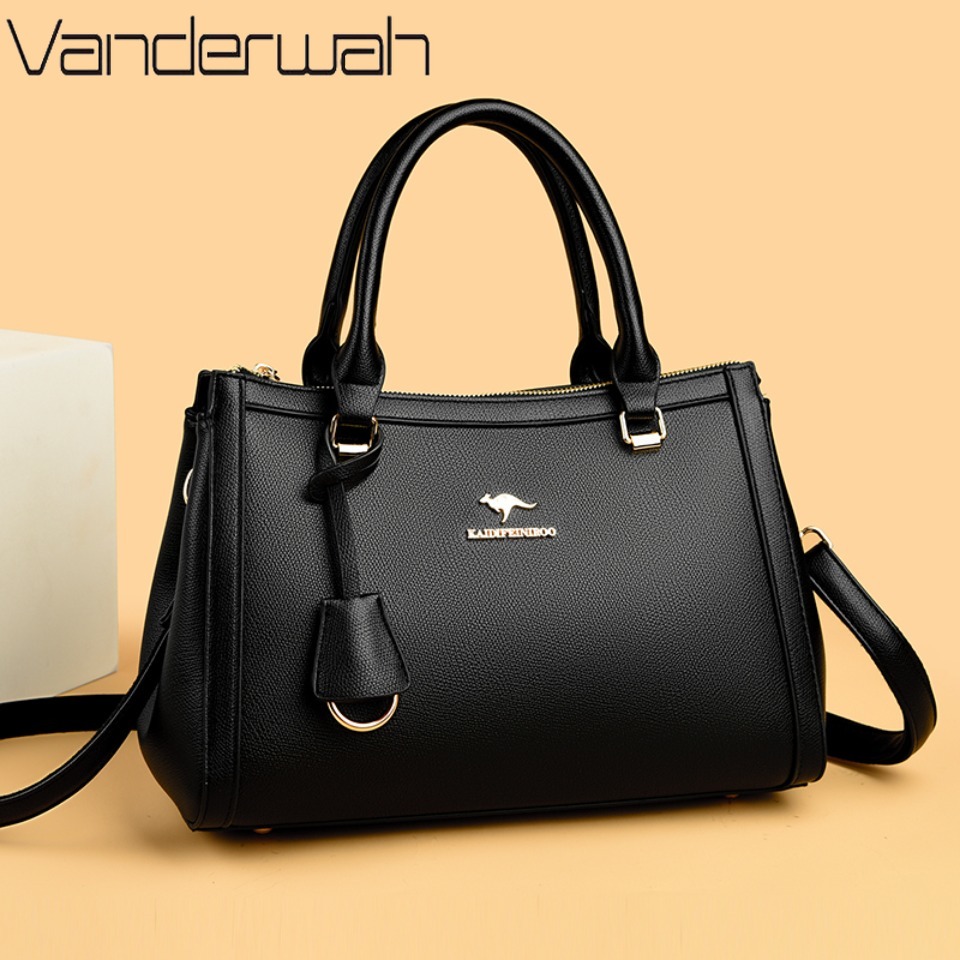 Tas Selempang Kulit PU Lembut  - Leather Work Handbags For Women ulasan dan harga
