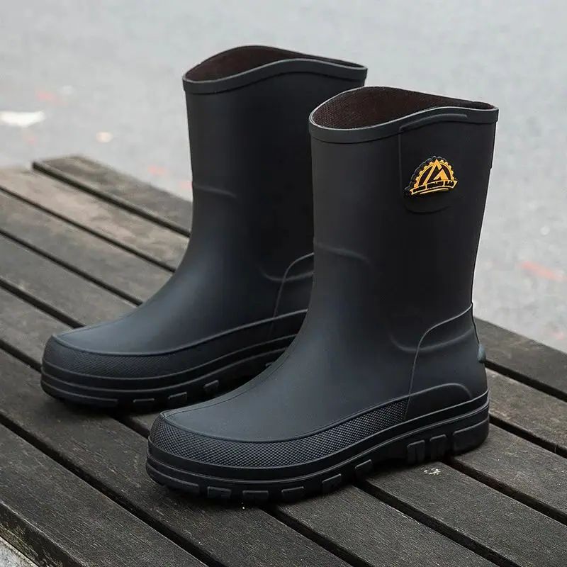 Sepatu bot hujan pria, sepatu  - Leather Work Youtube ulasan dan harga