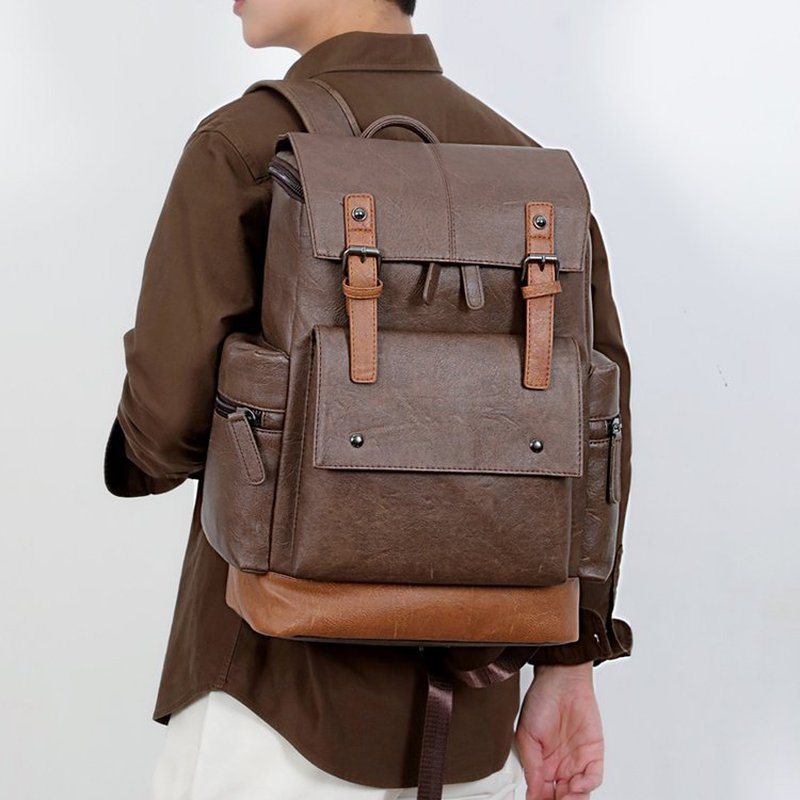 Ransel Kulit Pria Vintage Baru - Leather Work Bag Mens ulasan dan harga