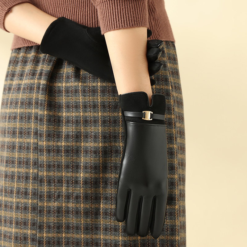 1 Pasang Sarung Tangan untuk W - Leather Work Winter Gloves ulasan dan harga