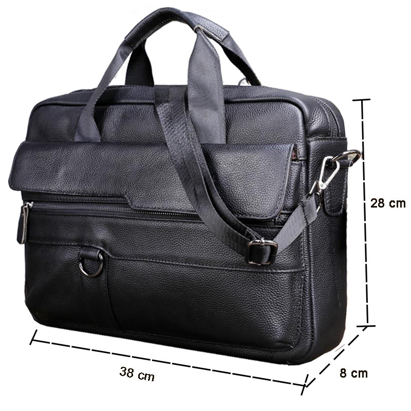 Tas Tangan Kulit Asli Pria Bes - Leather Work Bag Mens ulasan dan harga