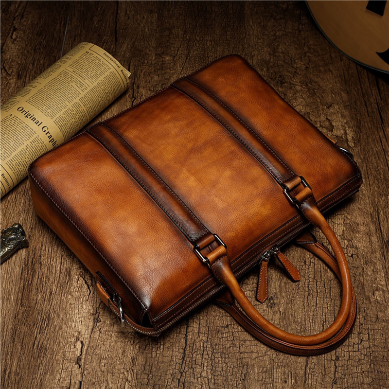 Tas Kerja Kulit Asli YETTIES | - Leather Work Bag Mens ulasan dan harga