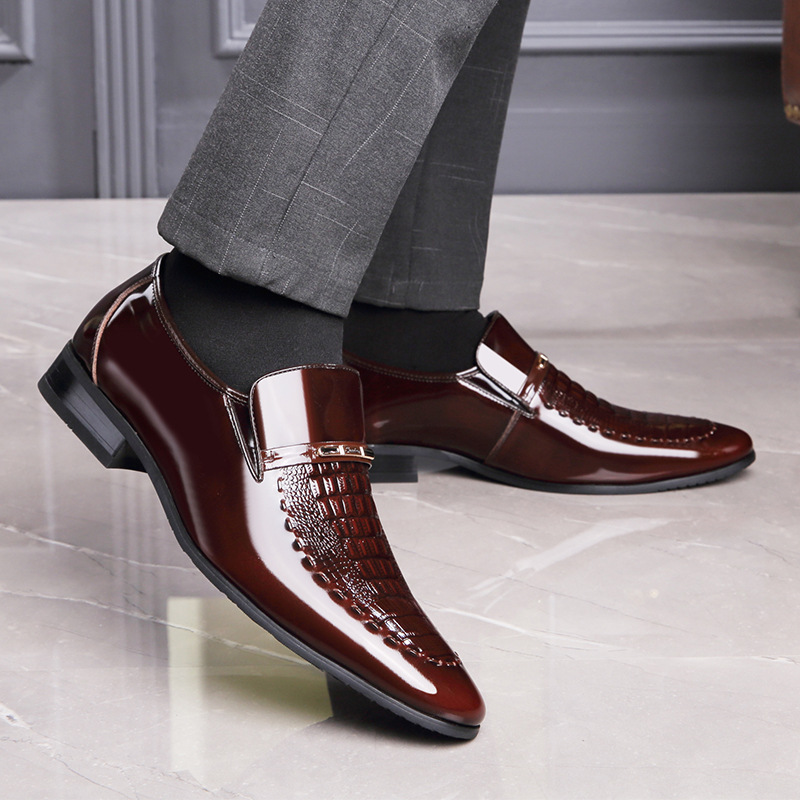 Sepatu Kulit Pria Sepatu Bisni - Leather Work Oxfords ulasan dan harga
