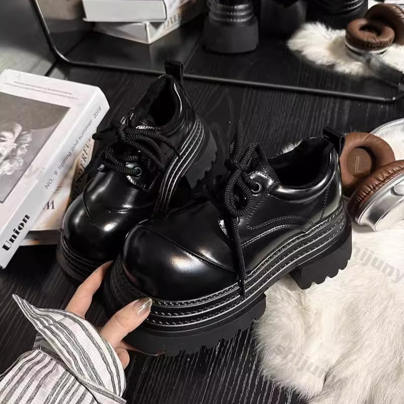 Sepatu Retro Wanita 2025 Musim - Leather Work Oxfords ulasan dan harga
