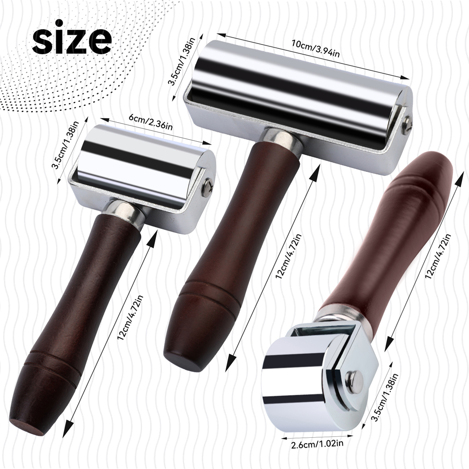 KRABALL Roller tekan tepi kuli - Leatherwork Hammer ulasan dan harga