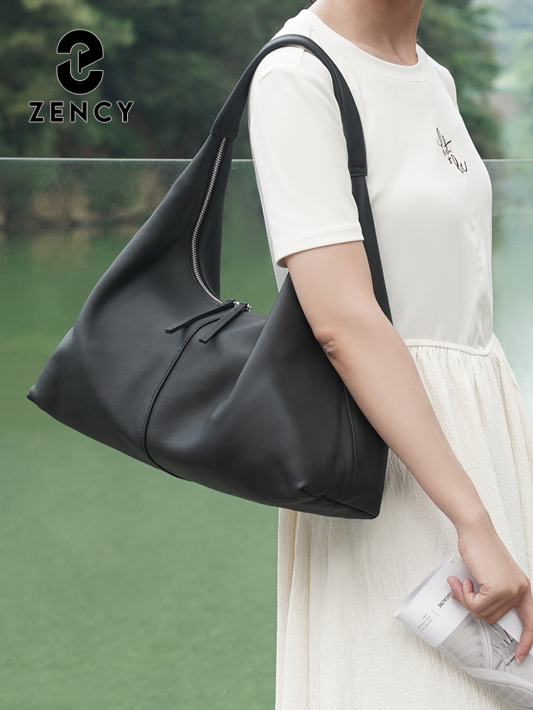 Zency Tas Tote Kapasitas Besar - Leather Work Handbags For Women ulasan dan harga