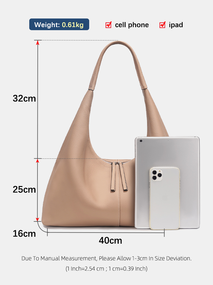 Zency Tas Tote Kapasitas Besar - Leather Work Handbags For Women ulasan dan harga