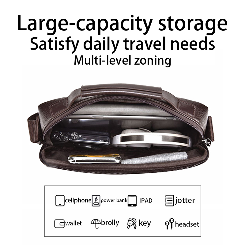 Tas Bisnis Dua Warna Tahan Lam - Leather Work Bag Mens ulasan dan harga