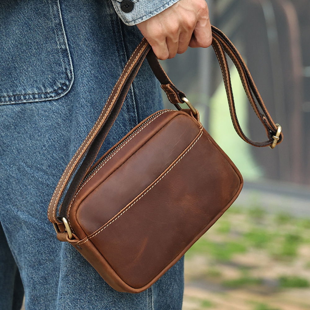 Tas Selempang Kulit Sapi Asli  - Leather Work Bag Mens ulasan dan harga