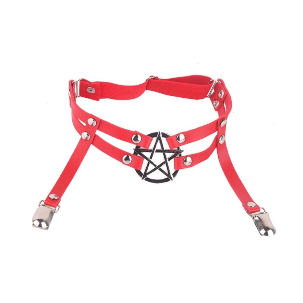 Tali Kaki Pentagram Keren yang - Leather Work Harness ulasan dan harga