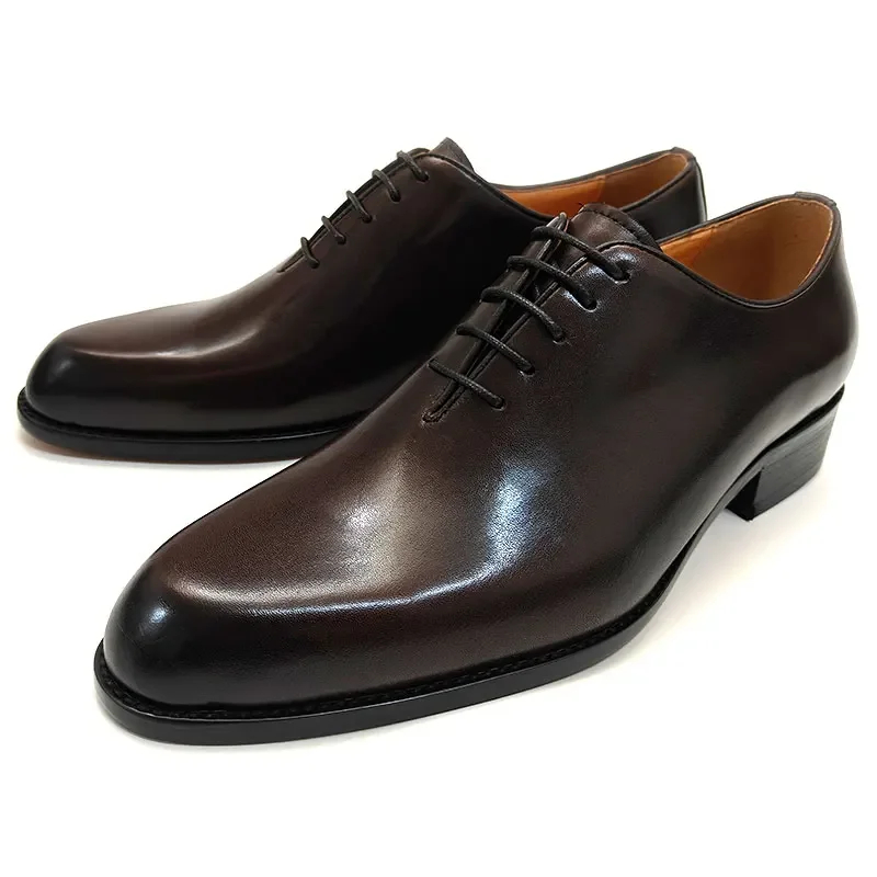 Sepatu kulit pria sukses, sepa - Leather Work Oxfords ulasan dan harga