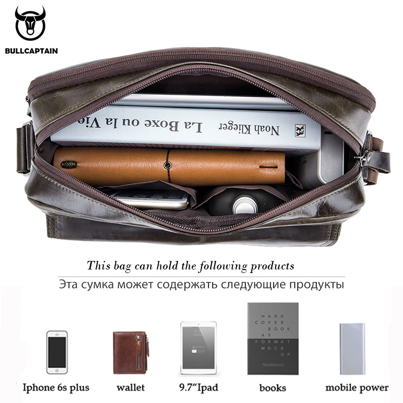 BULLCAPTAIN tas selempang pria - Leather Work Bag Mens ulasan dan harga