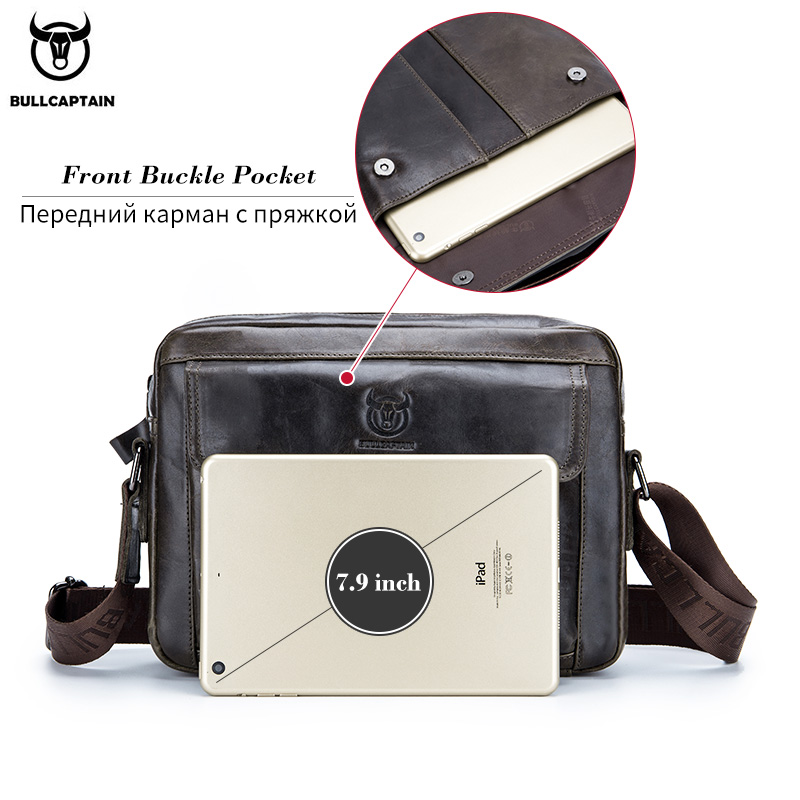 BULLCAPTAIN tas selempang pria - Leather Work Bag Mens ulasan dan harga