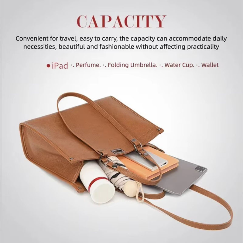 Tas Tote Wanita Kapasitas Besa - Leather Work Handbags For Women ulasan dan harga