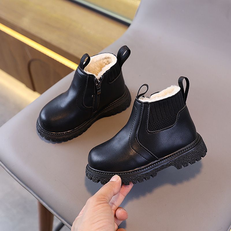 Sepatu Bot Pendek Anak Berlapi - Leather Work For Kids ulasan dan harga