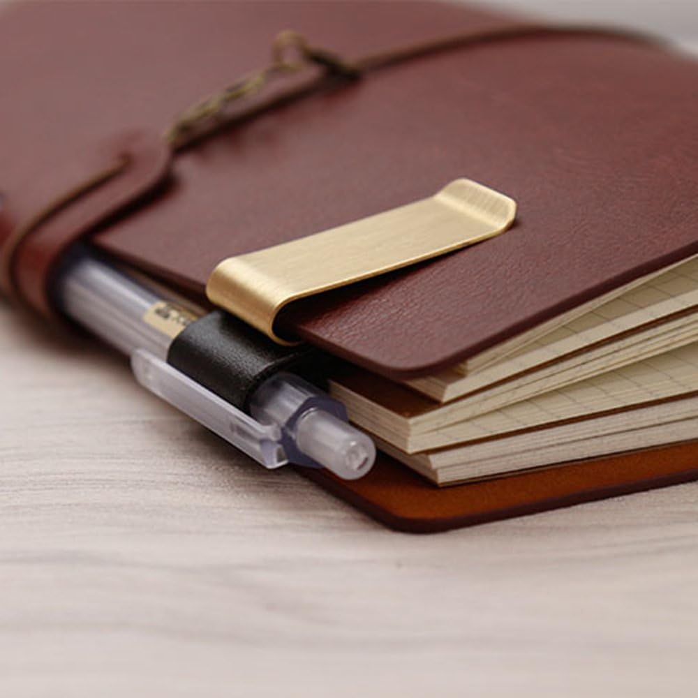 Penjepit Pena Kulit Asli Kunin - Leather Work Diary ulasan dan harga
