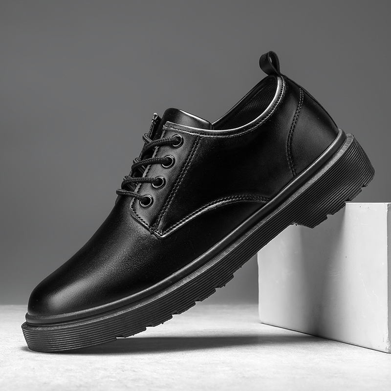 Sepatu kulit Oxford pria, kasu - Leather Work Oxfords ulasan dan harga