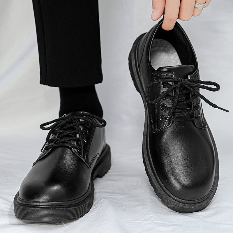 Sepatu kulit Oxford pria, kasu - Leather Work Oxfords ulasan dan harga