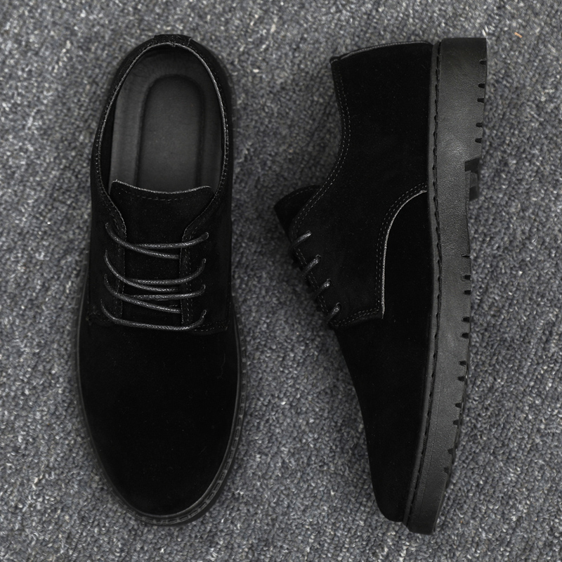 Sepatu Kasual Pria Merek Mewah - Leather Work Oxfords ulasan dan harga