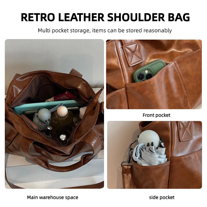 Tas Tangan Wanita Retro Kulit  - Leather Work Handbags For Women ulasan dan harga