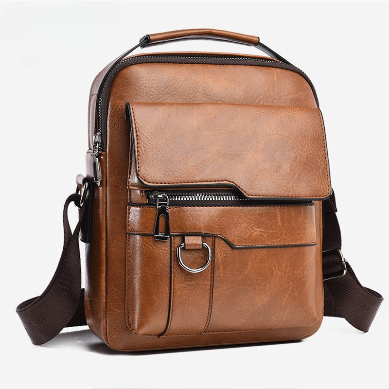 Tas Selempang Pria Gaya Korea  - Leather Work Bag Mens ulasan dan harga